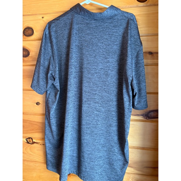 Callaway Mens Golf Polo Shirt Opti Dri Heathered Gray Short Sleeve XL - Picture 6 of 8